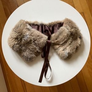 Real Rabbit Fur Collar